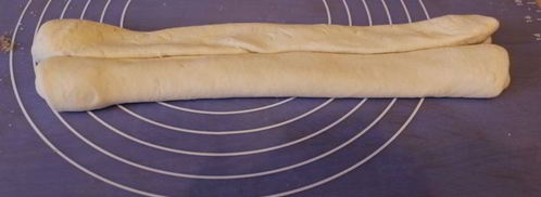 печенье ушки из слоеного теста с корицей. Шаг 4