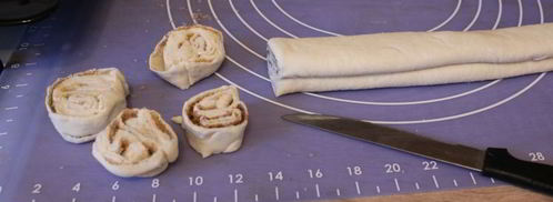 печенье ушки из слоеного теста с корицей. Шаг 5