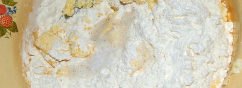 печенье в форме на плите. Шаг 3