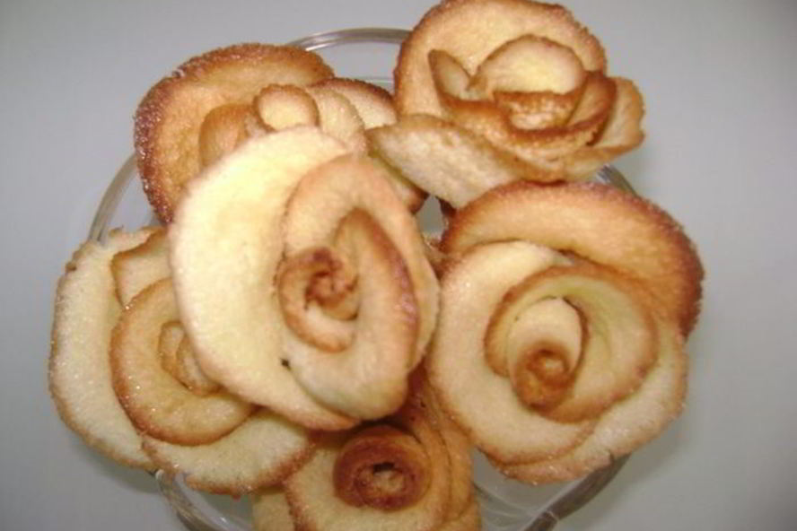 Рецепт печеньерозочек