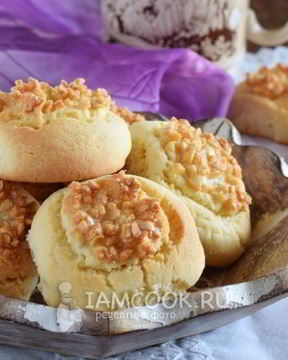 Песочное печенье с орехами