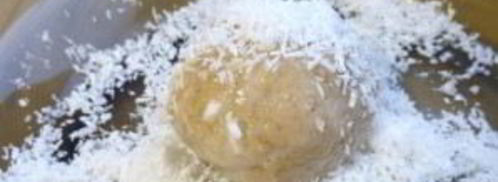 рождественское печенье снежки. Шаг 13