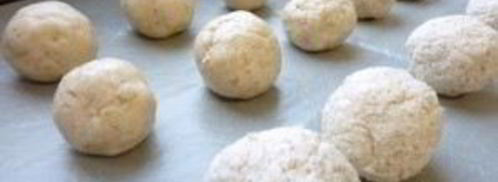 рождественское печенье снежки. Шаг 10