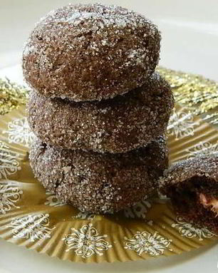 Шоколадно-ореховое печенье с сюрпризом