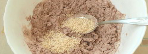 шоколадное печенье с кунжутом. Шаг 3