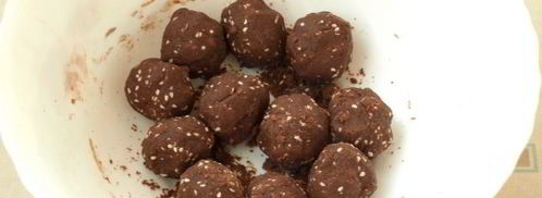 шоколадное печенье с кунжутом. Шаг 4