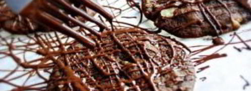 шоколадное печенье с орехами. Шаг 5