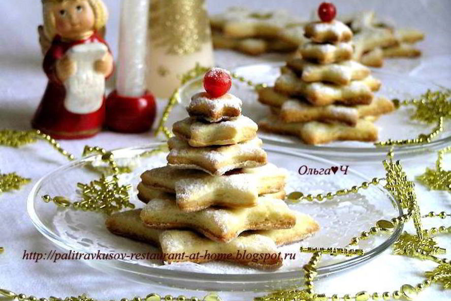 Рецепт творожного печенья с лимонной цедрой и вишневым конфитюром