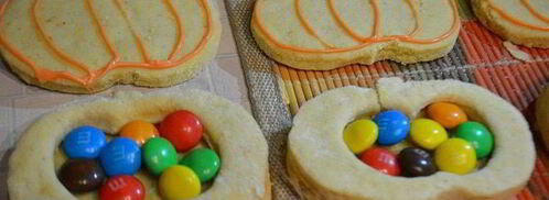 тыквенно-пряное печенье с сюрпризом. Шаг 8