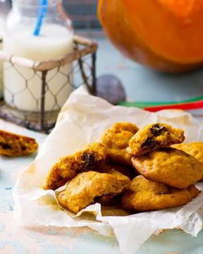 Тыквенное печенье с хрустящими отрубями