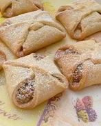 Песочные конвертики с грецкими орехами