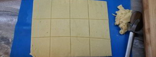 песочные конвертики с грецкими орехами. Шаг 5