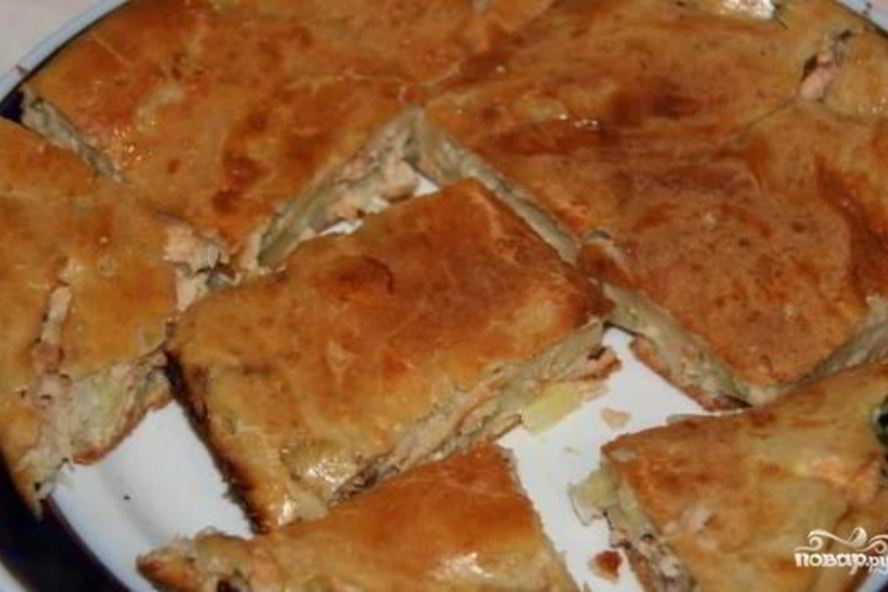 Рецепт быстрого пирога с рыбой