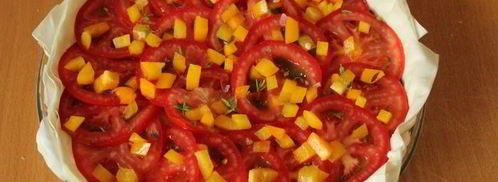 быстрый томатный пирог. Шаг 4