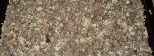 быстрый заливной пирог с мясным фаршем. Шаг 7