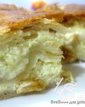 Греческий пирог с творогом