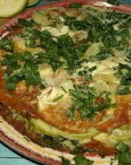 Итальянский пирог с кабачками