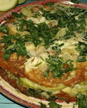 Итальянский пирог с кабачками