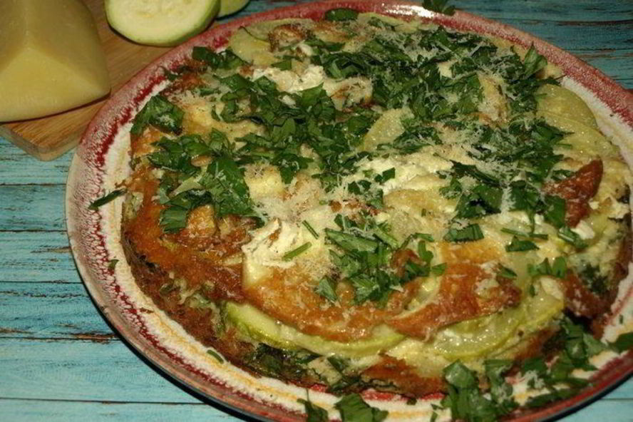 Рецепт итальянского пирога с кабачками