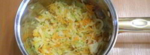 капустная начинка для пирога. Шаг 4