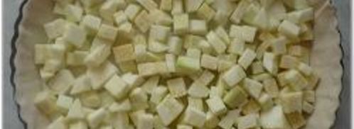 киш с кабачками и семгой. Шаг 6