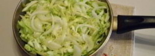 ленивый пирог с капустой. Шаг 3