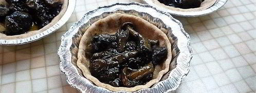 мини-киши с отрубями и лесными грибами. Шаг 11