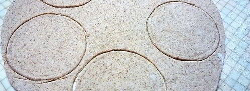 мини-киши с отрубями и лесными грибами. Шаг 5