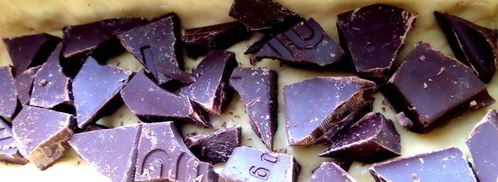 песочный пирог с фруктами в творожном муссе. Шаг 12