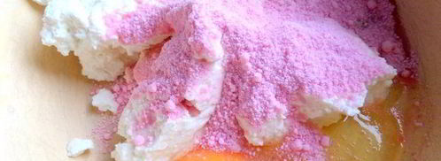 песочный пирог с фруктами в творожном муссе. Шаг 15