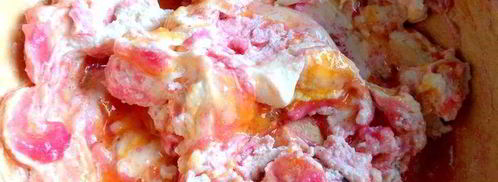 песочный пирог с фруктами в творожном муссе. Шаг 16