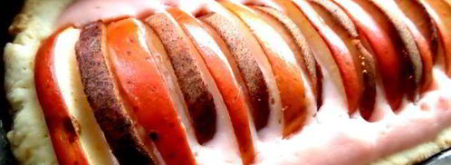 песочный пирог с фруктами в творожном муссе. Шаг 23