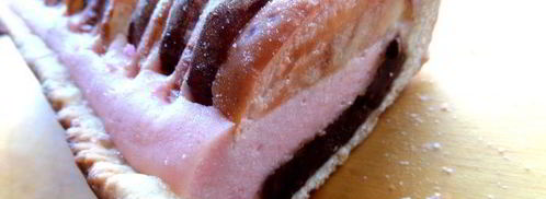 песочный пирог с фруктами в творожном муссе. Шаг 24