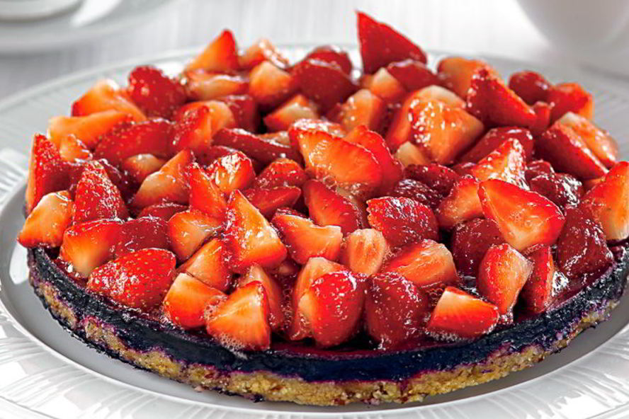 Рецепт пирога без муки с ягодной начинкой