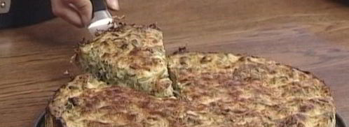 пирог из кабачков с мятой. Шаг 12