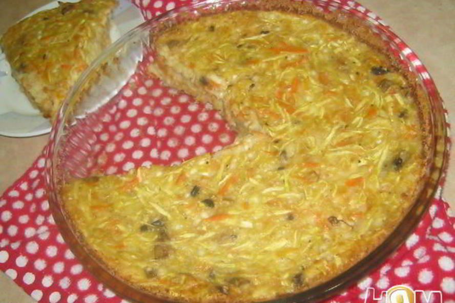 Рецепт пирога из кабачков