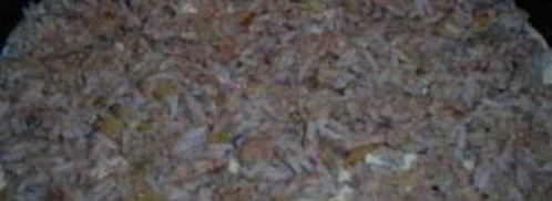 пирог из сайры с рисом. Шаг 3