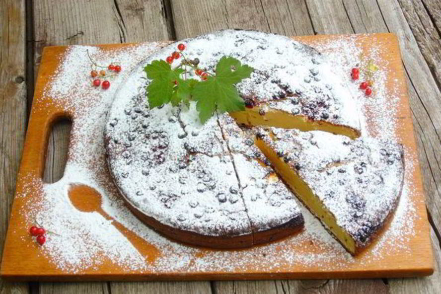 Рецепт пирога с белым шоколадом и рикоттой