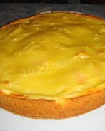 Пирог с хурмой и яблоками