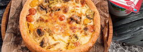 пирог с творогом, брокколи и грибами. Шаг 7