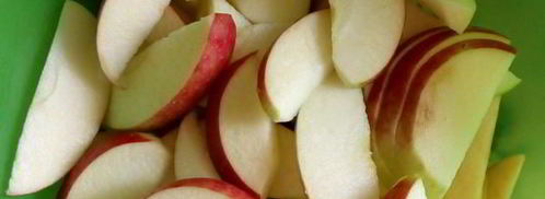 пирог с яблоками и фруктовым пюре. Шаг 4