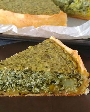 Пирог со шпинатом