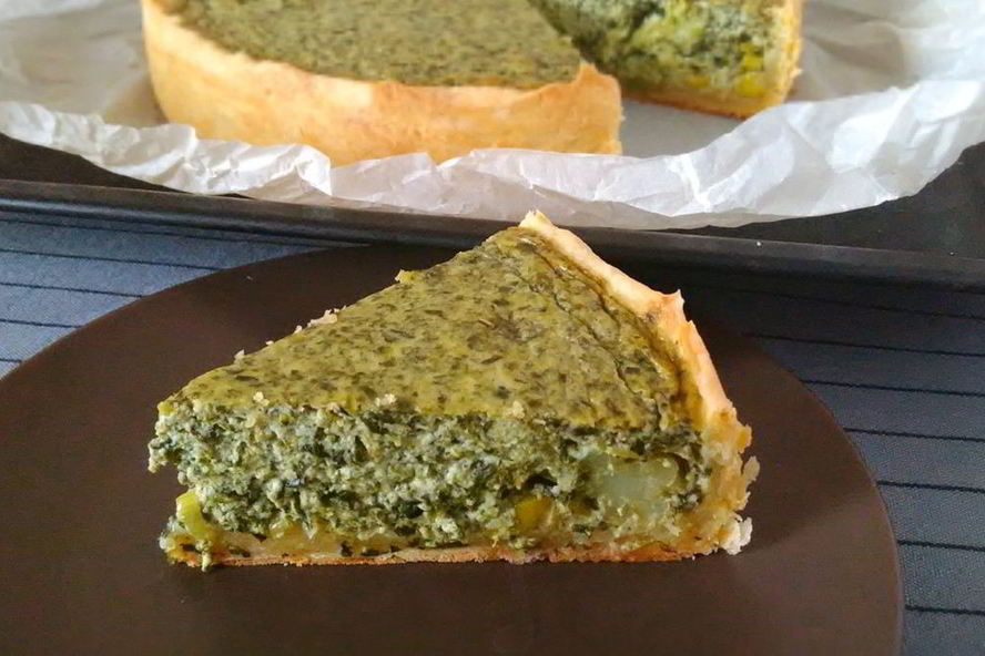 Рецепт пирога со шпинатом