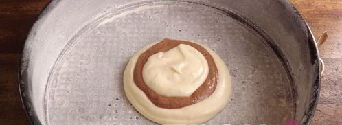 пирог зебра. Шаг 9