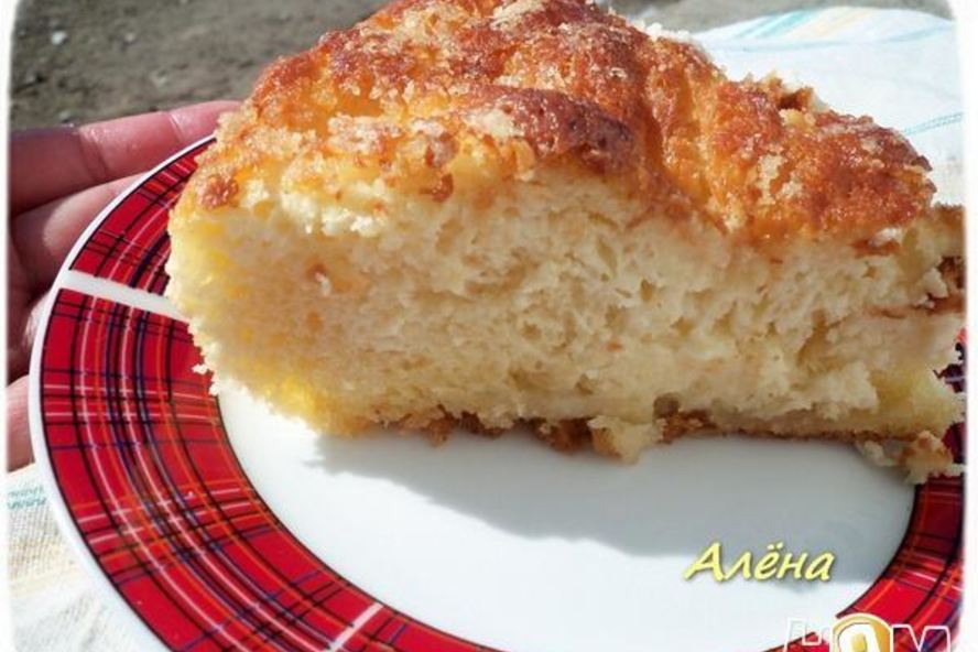 Рецепт сахарного пирога со сливками