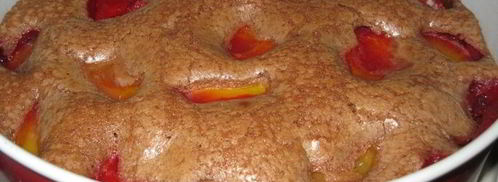 шоколадный сливовый пирог. Шаг 6