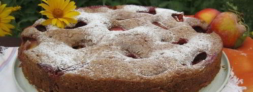 шоколадный сливовый пирог. Шаг 8