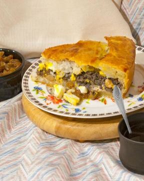 Татарский пирог с рисом