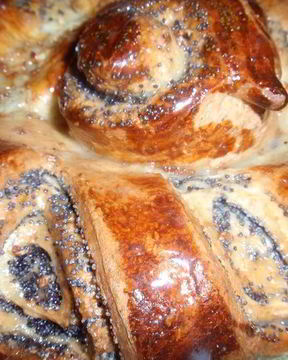 Ванильный пирог с маком