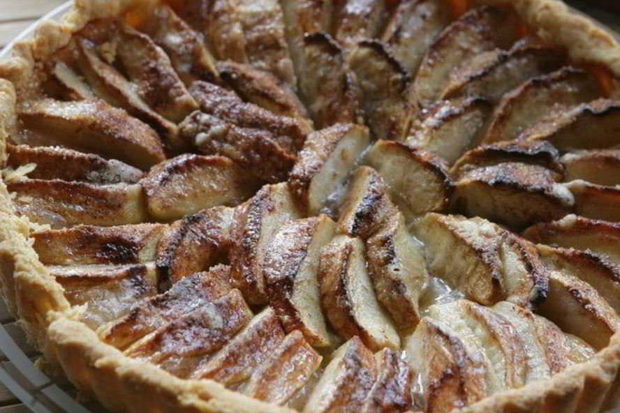 Рецепт яблочного пирога с корицей